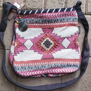 Catori Southwestern Beaded Cross Body Bag